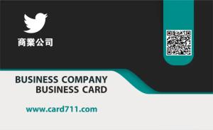 商業公司名片 - 線上色彩製作範本