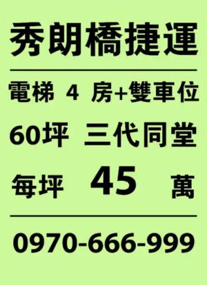 秀朗粉綠色海報 - 線上單色海報製作範本